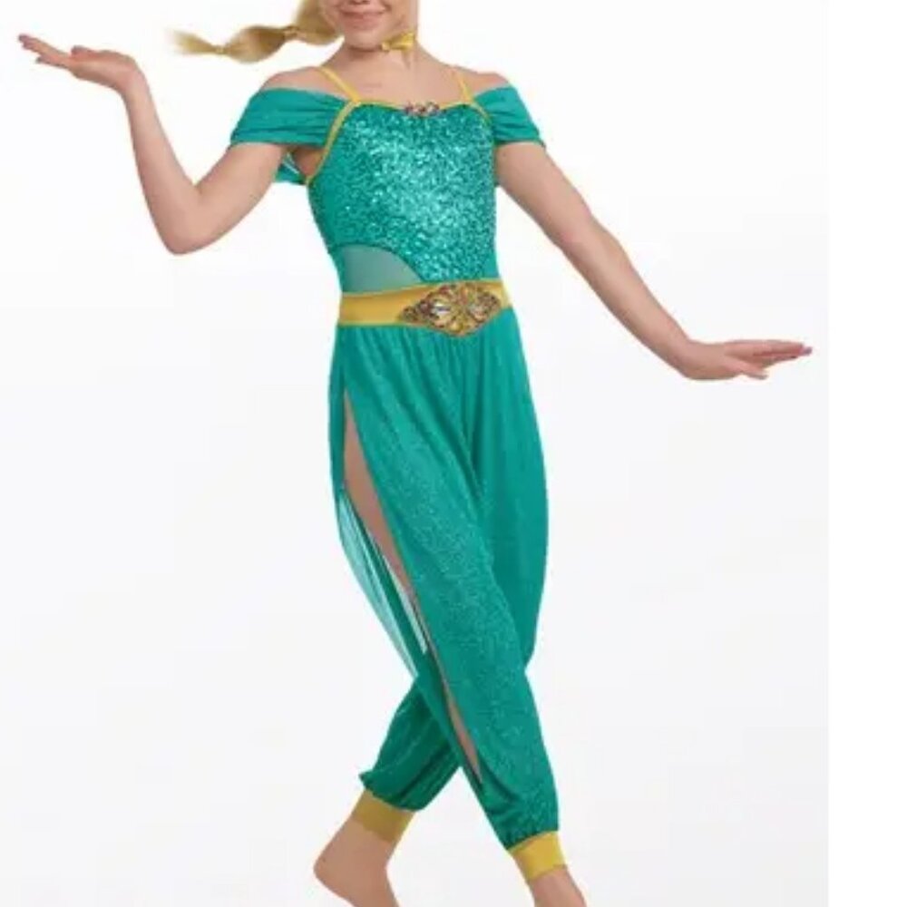 ✨ Genie In A Bottle Dance Costume – Weissman Dance Costume * Small Child ✨